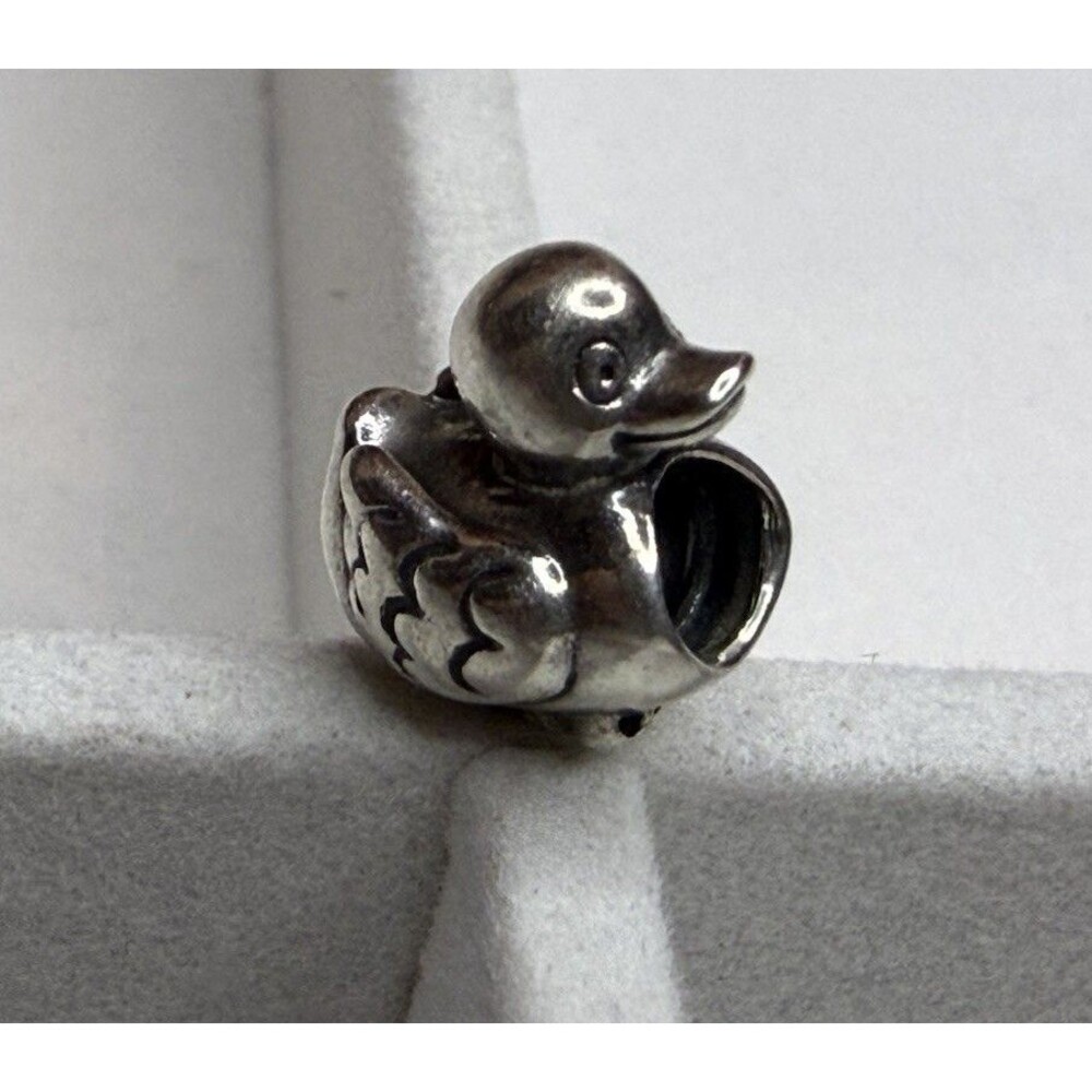 🔥Pandora Ducky Bead Bracelet Charm ALE S925 Silver 790955 Retired
